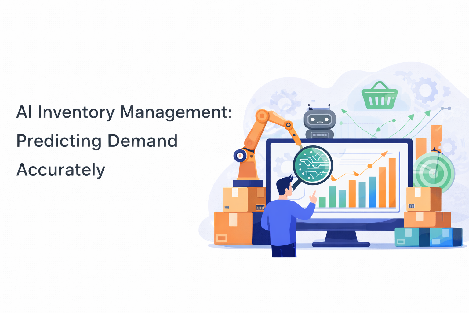 Predicting demand accurately using AI inventory management with data analytics and automation